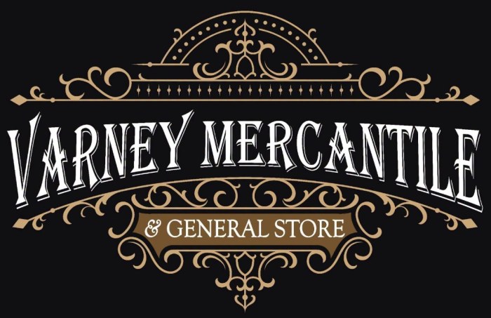 Varney Mercantile & General Store logo — carries The Hudstead goat milk soap and lotion in Fort Lawn, SC
